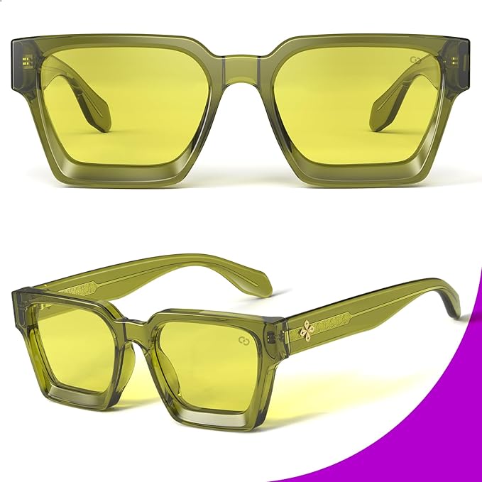 VISOONE Gamer Glasses Professional Blue Light Filter with Anti-Fatigue and Anti-Glare for Men and Women RIVER