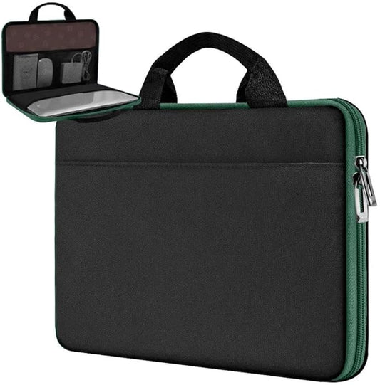 Hseok Laptop Sleeve 13-14 Inch Case Briefcase Compatible with MacBook Neo Pro 14 M5/M4/M3/M2/M1, All Models 13.3 Mac Air/Pro, XPS 13 14, Most Popular 13"-14" Notebooks,BK01GR01