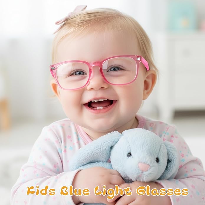 CHEERS DEVICES Blue Light Blocking Glasses for Kids Boys Girls Teens - Computer Glasses with Unbreakable Frame and Anti-Glare