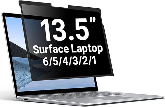 ZOEAGG Privacy Screen for Surface Laptop 13.5 Inch, for Removable Microsoft Surface Laptop 6/5/4/3/2/1, Reusable, Easy Installation, Anti-Spy Privacy Filter, Anti-Glare, Blue Ray Reduction