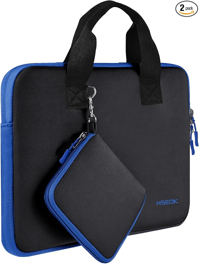 11.6 12.9 13 inch Elastic Laptop Sleeve with Small Case Compatible with 13 inch MacBook Neo Air Pro M5/M4/M3/M2/M1, iPad 13 12.9, XPS 13 and Most 11.6 12.9 13 inch Notebooks Tablets,B01K03