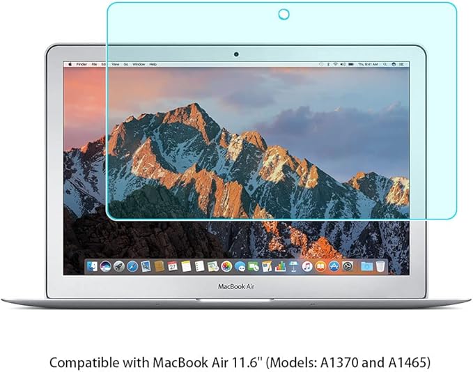 Macbook Air 11 inch Anti Blue Light Screen Protector,9H Hardness Tempered Glass Screen Protector for Macbook Air 11.6" with Filter out Blue Light Relieve the fatigue of eyes