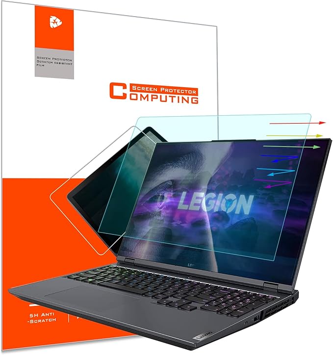 YINOVEEN 2 Pack Anti Blue Light Anti Glare Screen Protector for Lenovo legion 16" Laptop, For Lenovo Legion 7 16ACHg6/16ITHg6, Legion 7/7i Gen 6 16, Legion 5 Pro 16ITH6/Gen 6 15", Legion S7 16IMH5/16IAH7 Laptop, Reduces Eye Strain
