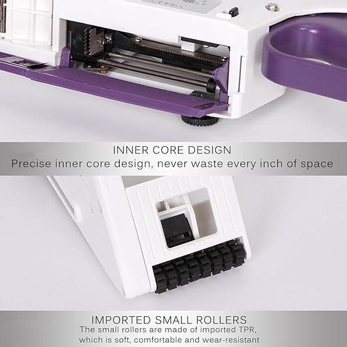 Barcode Label Gun, Handheld Label Applicator with 1-Inch and 3-Inch Label Cores, Suitable for Round Bottles, Boxes, and Fruit Labels(YH-30)