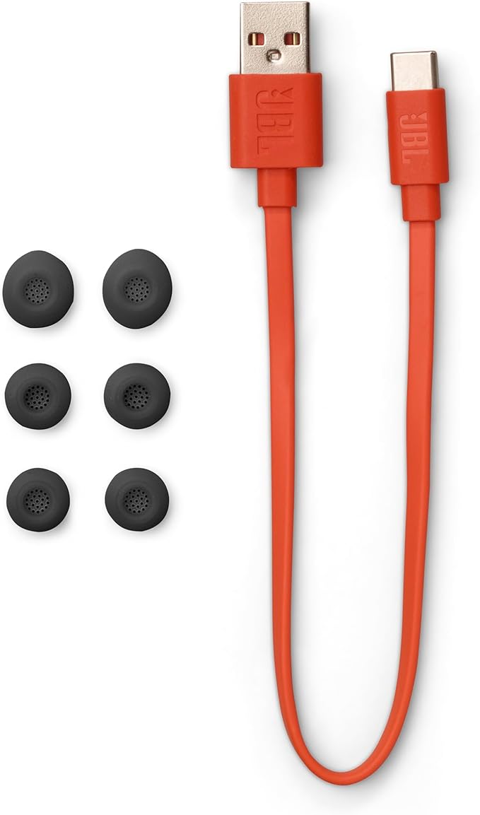 JBL Vibe Buds 2 - True Wireless Noise Cancelling Earbuds with JBL Pure Bass Sound & Smart Ambient technology, 4mics for crisp, clear calls, up to 40Hrs of Playback, IP54 Dust & Water resistant (Black)