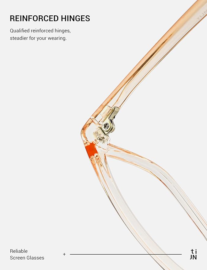 TIJN Sleep Glasses for 99.9% TR90 Blue Green Light Blocking Dual AR Coatings Red Lens for Computer Gaming Reduce Eyestrain