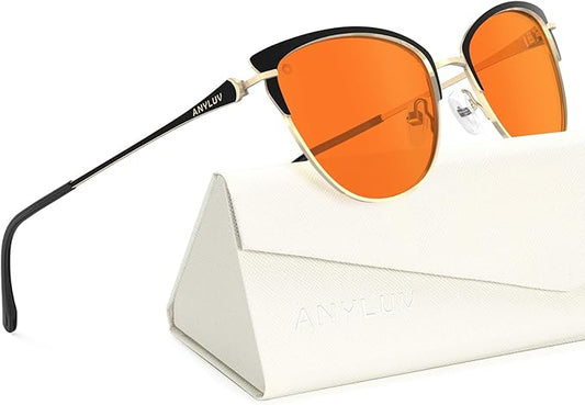 ANYLUV Blue Light Glasses for Woman Men, Womens Blue Light Blocking Glasses Computer Glasses Anti Eyestrain