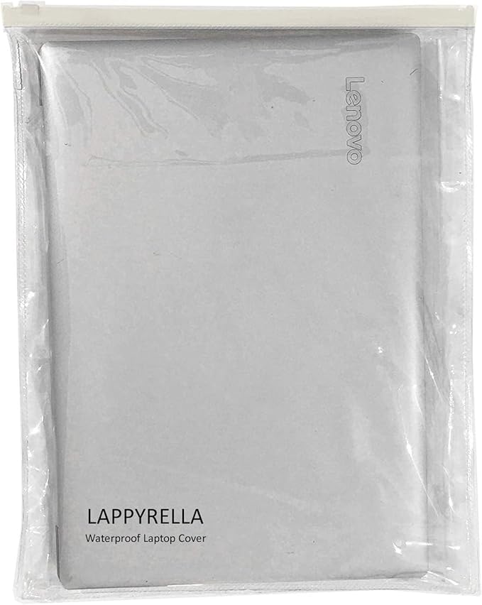 Waterproof Dust Cover for 14 inch Laptop Dustproof Scratch Proof Translucent Zip Lock PVC Bag