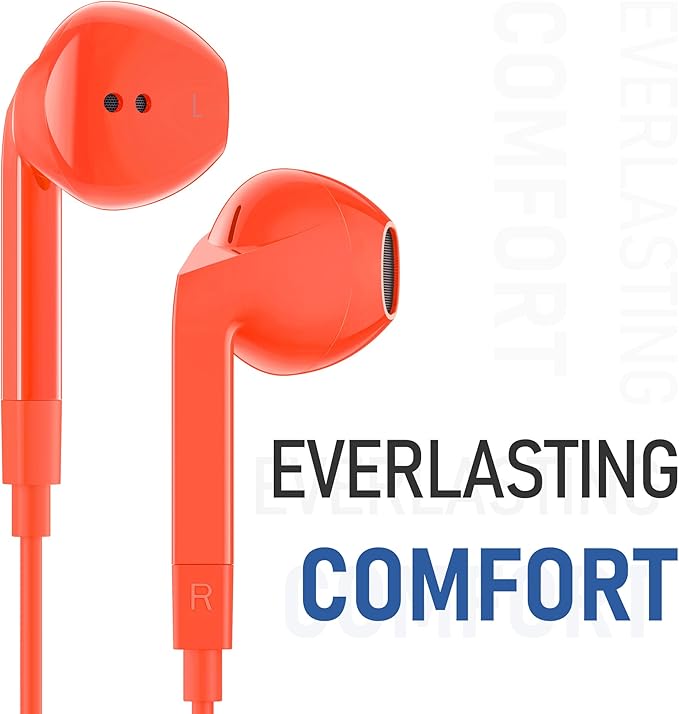 LUDOS FEROX USB C Headphones for iPhone 17 16 15 Pro Max Plus Air iPad Pro, 5 Years Warranty, USB-C Earbuds for Samsung Galaxy S24 S23 Ultra S22 S21 FE S20 Z Flip 3 Fold 4 A53, USB Type C Earphones