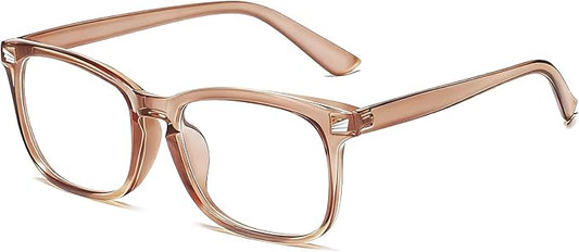 Blue Light Glasses for Woman Men | 99% Blue Light Blocking Glasses | Computer Glassess | Gaming | TV Phone Screen Reader Square Frame | Anti Eyestrain & UV Glare,1 Pack