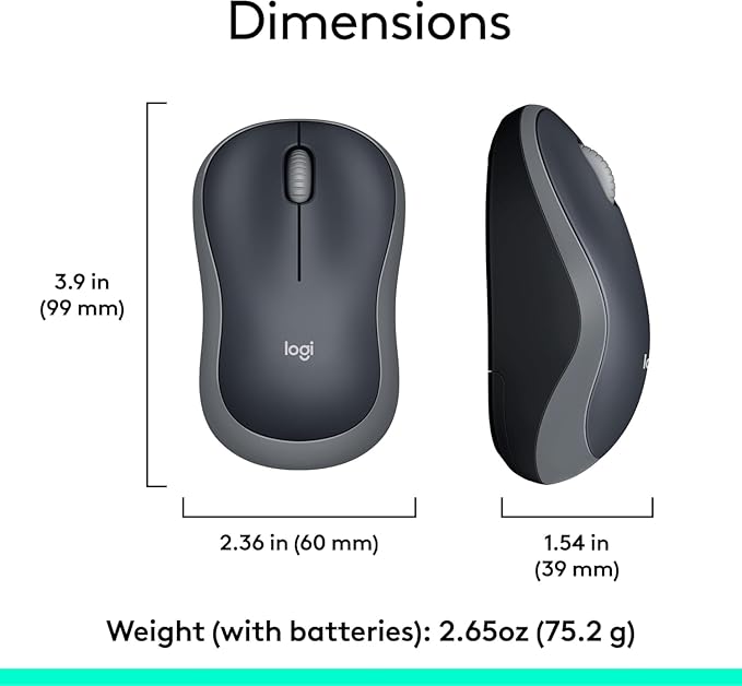 Logitech MK270 Wireless Keyboard and Mouse Combo for Windows,2.4 GHz,8 Multimedia Keys,PC,Laptop,Wireless Keyboard Compact Mouse Combo - Black,(Pack of 4)