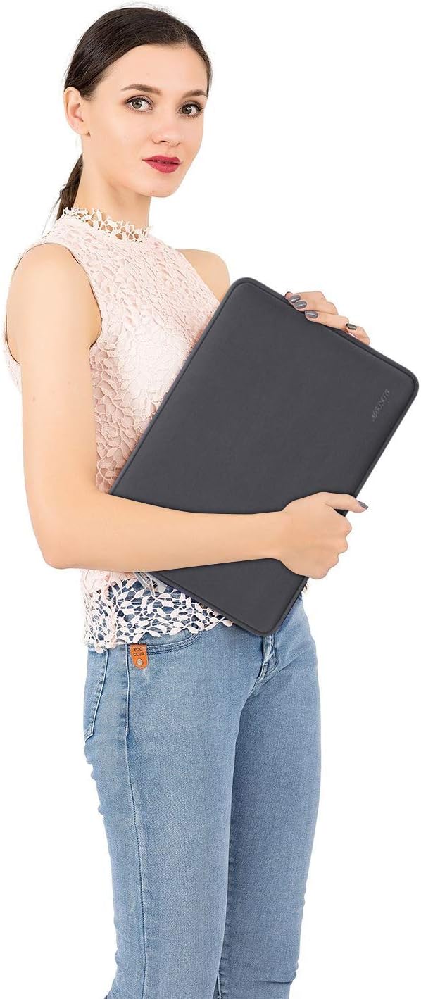 MOSISO Laptop Case 15 inch, 15 inch Laptop Sleeve Bag Compatible with MacBook Air M5 A3448 M4 A3241 M3 A3114 M2 A2941 2026-2023, Dell XPS, Neoprene Computer Sleeve Bag with Small Case, Space Gray