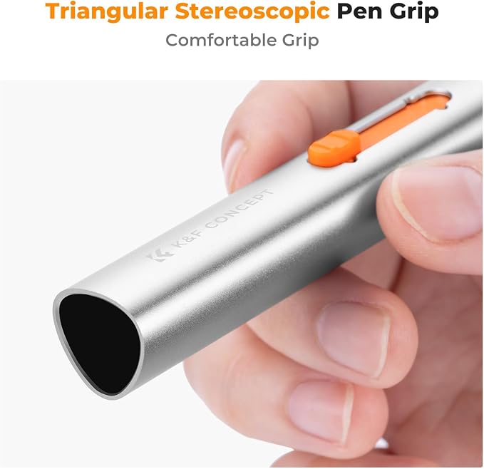 K&F Concept Multifunctional Lens Pen with Aluminum Alloy Pen Body, Carbon Head Camera Lens Brush for Canon, Nikon, Pentax, Sony Digital Camera Cleaning,AR VR Glasses Cleaning - Image 6
