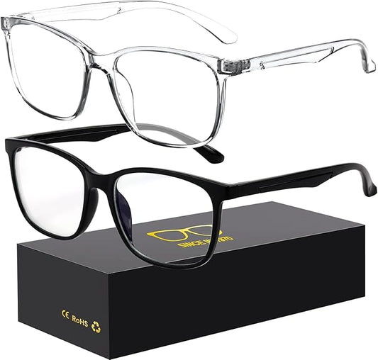 Oilway Blue-Light Blocking Glasses Computer Reading/Gaming/TV/Phones Glasses Fashion Anti Eyestrain Glasses for Women Men