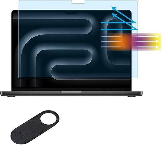 MUBUY-GOL Anti Blue Light Anti Glare Screen Protector for MacBook Pro 14 inch (2026-2021,M5, M4, M3, M2,M1 Pro/Max Chip) New MacBook Pro 14.2 Inch, Eyes Protection Filter Reduces Eye Strain