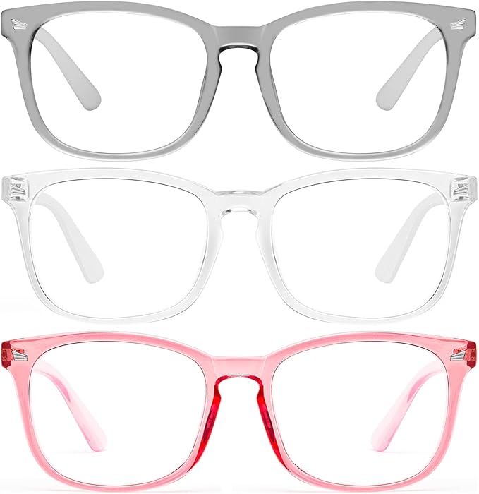 hunsquer Blue Light Glasses for Woman/Men Computer Blue Light Glasses