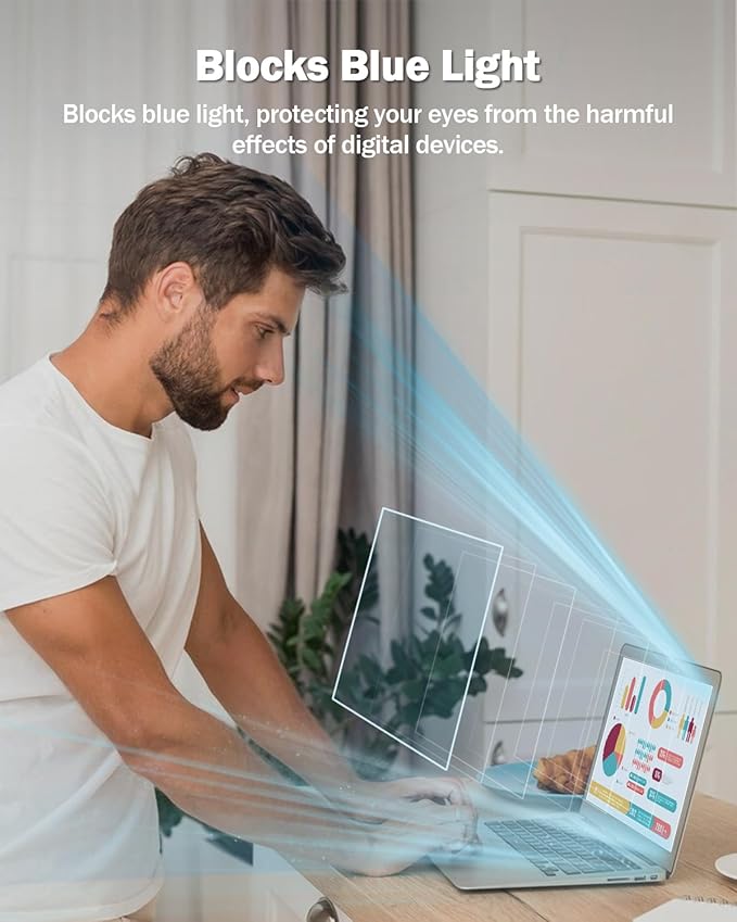 F FORITO 2-Pack 14 Inch 16:10 Anti Blue Light Matte Laptop Screen Protector, Reduce Eye Strain and Touch Sensitive Anti Glare Computer Screen Cover for All 14" 16:10 Laptops