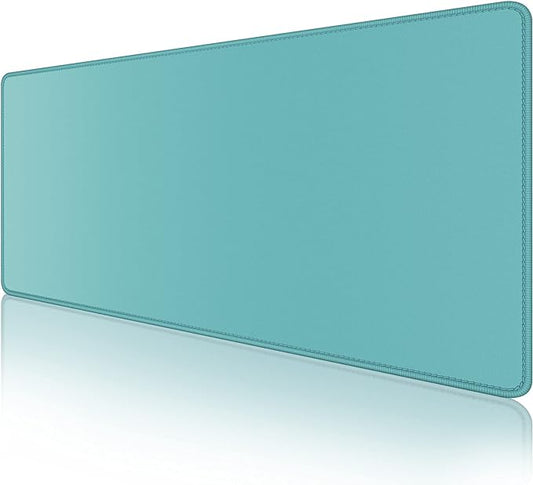 Dapesuom Large Gaming Mouse Pad, Extended Mouse Mat with Stitched Edges, Full Size Keyboard Pad with Non-Slip Base, Big XXL Computer Desk Mats for Gamer, Laptop, Office, 31.5 x 15.7in, Green