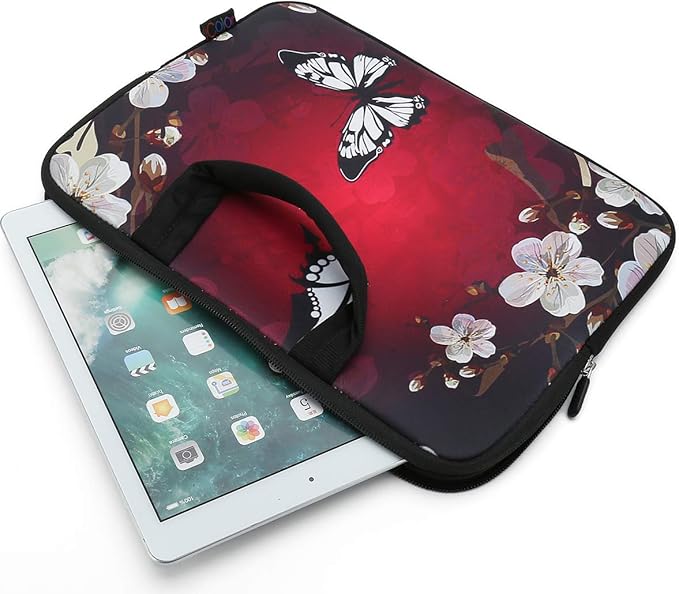 iColor 14 15 15.4 15.6 inch Laptop Handle Bag Computer Protect Case Pouch Holder Notebook Sleeve Neoprene Cover Soft Carring Case for MacBook Dell Lenovo Toshiba HP Chromebook ASUS Acer Black ICB-11
