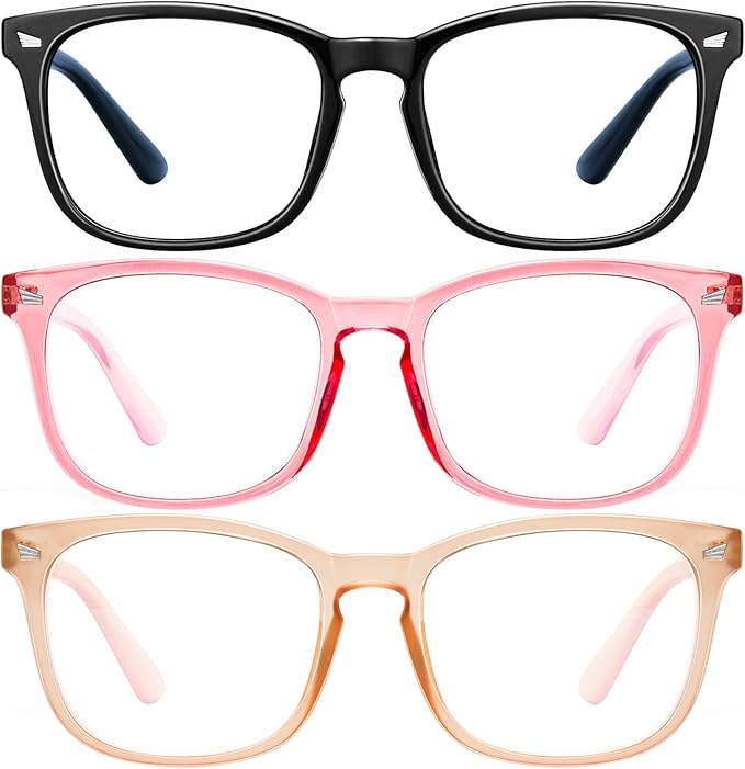 hunsquer Blue Light Glasses for Woman/Men Computer Blue Light Glasses