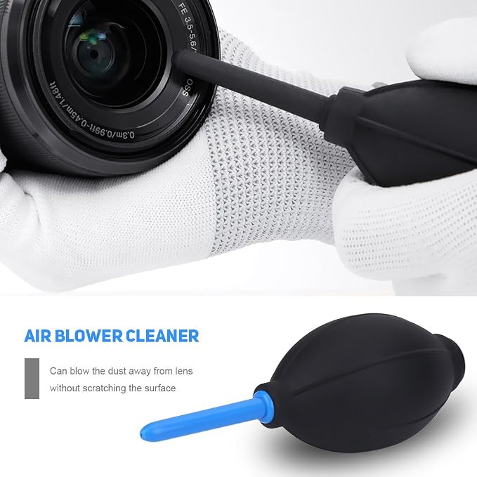 Portable 7 in 1 Camera Cleaning Kit Lens Cleaning Kit Microfiber Cloth Blower Brush for DSLR Mirrorless Camera Lens Maintenance - Image 6