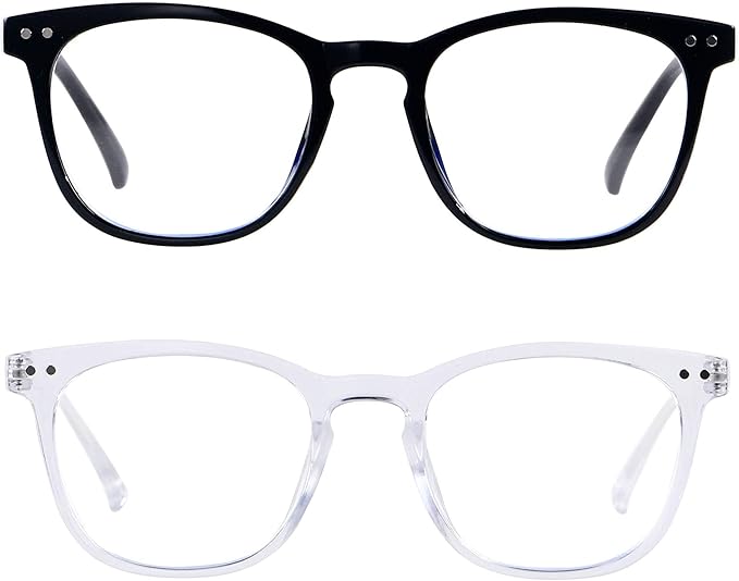 ANDWOOD Blue Light Blocking Glasses Women Men Computer Small Face Clear Bluelight Blocker Eyeglasses Frame