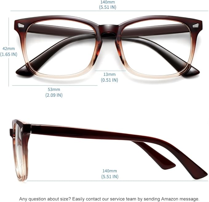 MEETSUN 3-Pack Blue Light Blocking Glasses, Anti Eye Strain Headache (Sleep Better), Computer Glasses UV400 Lens (Black + Brown Gradient + Clear)