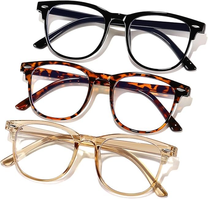 GFUIARA Blue Light Blocking Glasses for Women Men,Fashion Square Blue Blockers Glasses,Computer/TV/Phones/Gaming Glasses