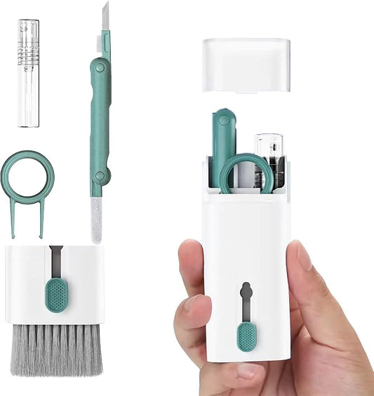 Electronics Cleaner Kit. Keyboard Brush, Airpod Cleaning Tool, Phone Screen Cleaner. for Computers, MacBooks, Laptops, Airpods Pro, Headphones.???Dark Green??? by LABARFUMERIE