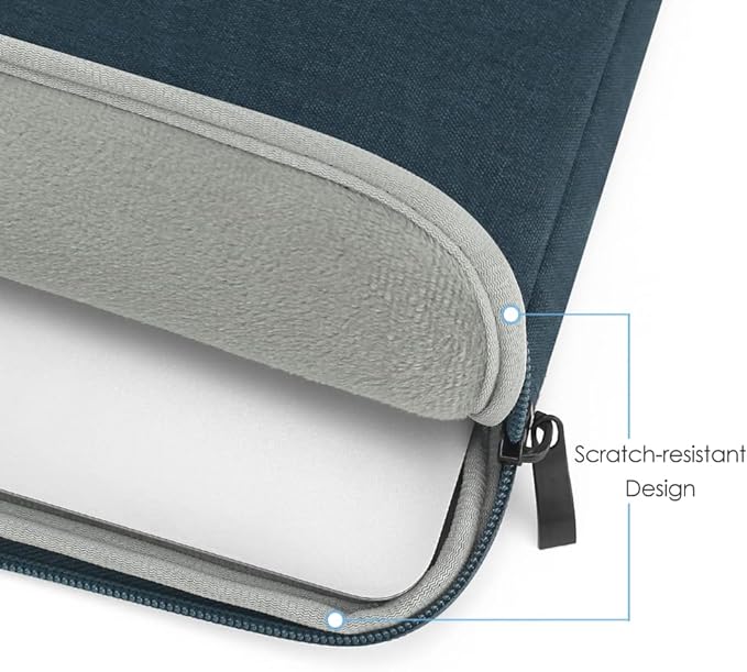 ProElife 13-Inch Laptop Sleeve Case for 2026-2022 MacBook Air 13.6 inch M5 M4 M3 M2 & MacBook Neo 13'' A18 Pro, Pro 13'' M2 Chip Accessory Water-resistant Bag Traveling Carry Cover Case (Navy Blue)