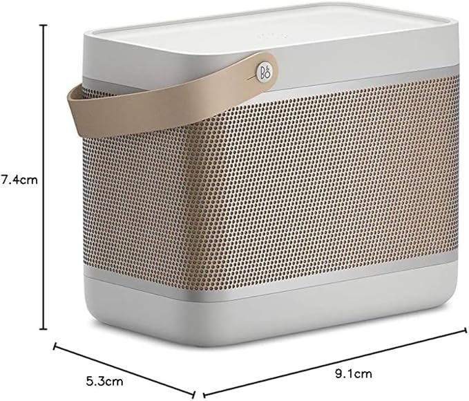 Bang & Olufsen Beolit 20 Powerful Portable Wireless Bluetooth Speaker, Grey Mist
