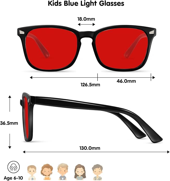 CHEERS DEVICES Blue Light Blocking Glasses for Kids Boys Girls Teens - Computer Glasses with Unbreakable Frame and Anti-Glare