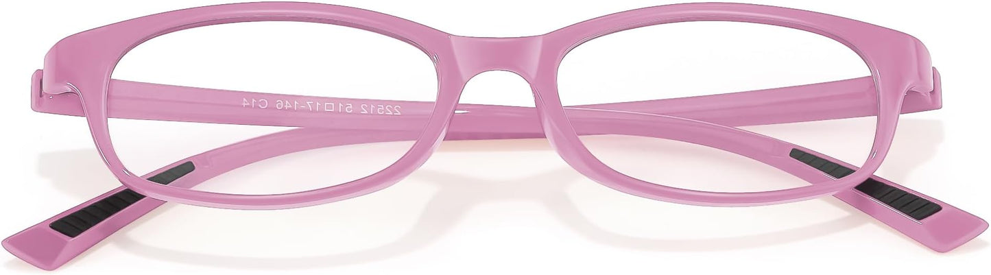 SODQW Office-Siren Blue Light Glasses for Women, Rectangle Frame, Y2K Small Eyewear, Anti Eyestrain Computer Glasses