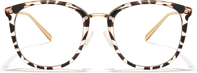 Cyxus Blue Light Glasses for Woman, Stylish Cat Eye Blue Light Blocking Computer Glasses for Working, Laptop and Screen Use
