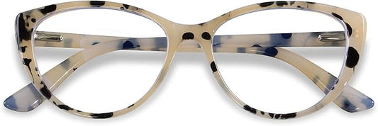 ANDWOOD Blue Light Blocking Glasses Women Bluelight Blocker Computer Cateye Clear Cat Eye Eyeglasses Frame AR003