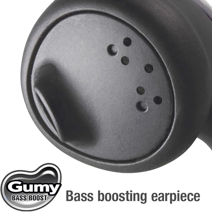 JVC HAF160B Gumy Ear Bud Headphone Black
