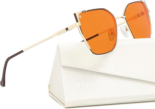 ANYLUV Blue Light Glasses for Woman Men, Womens Blue Light Blocking Glasses Computer Glasses Anti Eyestrain