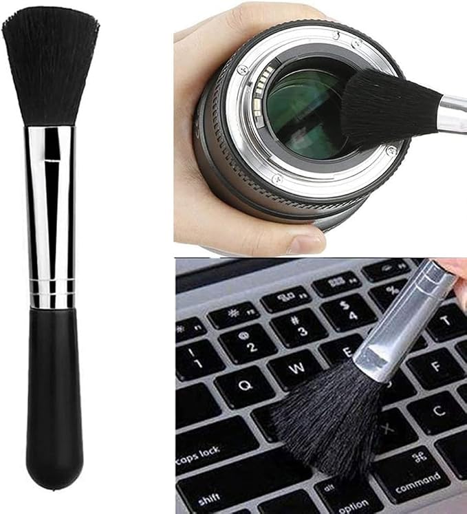 Camera Lens Cleaning Kit, Professional DSLR Lens Cleaning Tool with Waterproof Storage Bag, Air Dust Blower, Lens Cleaning Pen Brush, Cleaning Cloth, Empty Bottle, for DSLR Camera Cleaning Tool - Image 7