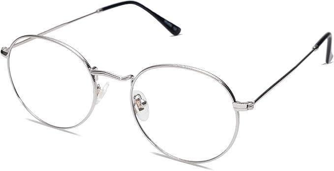 SOJOS Blue Light Blocking Computer Glasses Round Eyewear Anti Blue Light Lens Preppy Chic SJ5024B