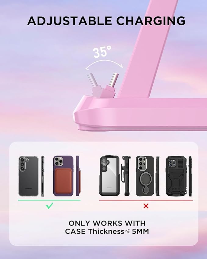 VCVS 36W USB C Super Fast Charging Station for Samsung Phones Watches Earbuds, 3 in 1 Charger for Samsung Galaxy Watch Ultra/7/6/5/4/3, Galaxy S24/S23/S22/21/20,Note20/10,Z Fold/Flip 5/4,USB-C Buds