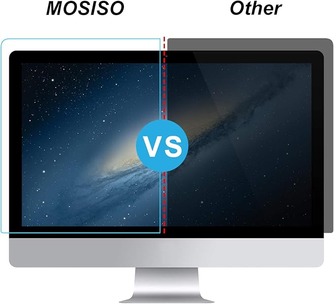 MOSISO 19-19.5 inch Computer Blue Light Blocking Screen Protector Anti-UV Eye Protection Filter Film Panel for Diagonal 19,19.5 inch 16:9 Widescreen Desktop PC LED Monitor(17.32x11.42 inch/L x W)
