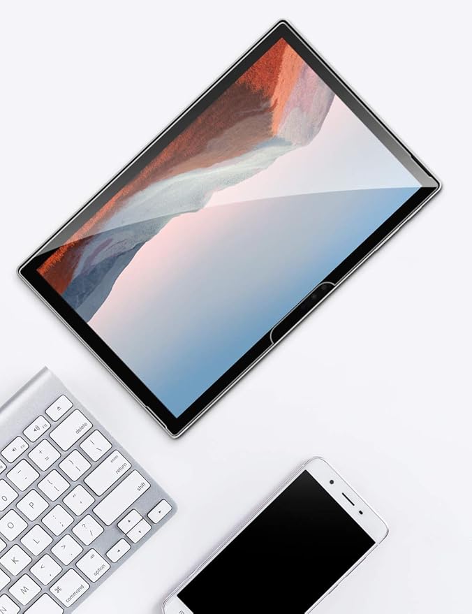 SPARIN [2 Pack] Screen Protector for Surface Pro 7 Plus/Surface Pro 7 / Surface Pro 6 / Surface Pro (5th Gen) / Surface Pro 4, Tempered Glass with Surface Pen Compatible/Scratch Resistant