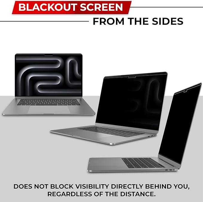 SightPro Magnetic Privacy Screen for MacBook Pro 14 Inch (2021-2026, M1-M5, Pro, Max) Patented Removable Laptop Privacy Filter Shield and Protector