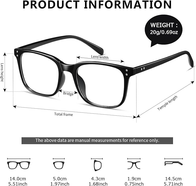 kimorn Ultralight Blue Light Glasses for Women and Men Glasses for All Day Comfort - Anti UV Glare & Eyestrain