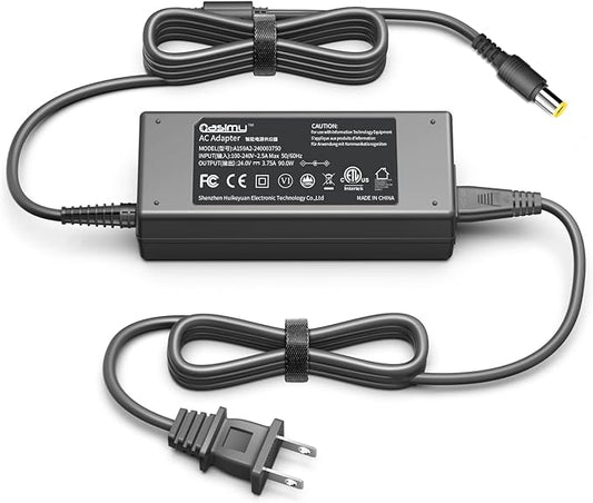 90W 65W Adapter Compatible with Anker 521 Portable Power Station A1720 523 533 A1730 A1731 Power Bank Powerhouse II 300 256Wh 288Wh 389Wh 300W/200W Solar Generator Power Supply Cord Charger