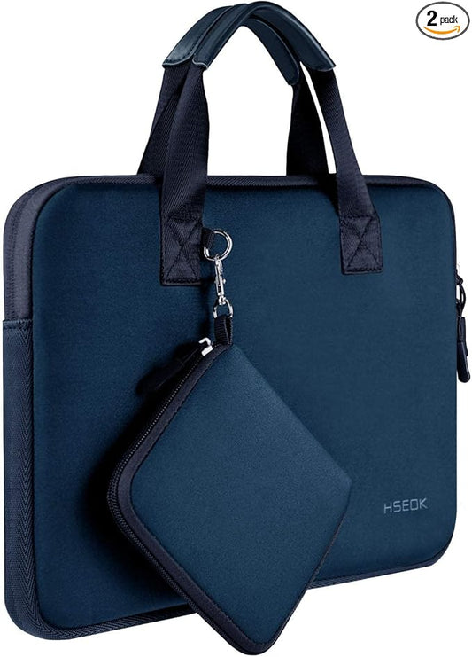 11.6 12.9 13 inch Elastic Laptop Sleeve with Small Case Compatible with 13 inch MacBook Neo Air Pro M5/M4/M3/M2/M1, iPad 13 12.9, XPS 13 and Most 11.6 12.9 13 inch Notebooks Tablets,D02B01
