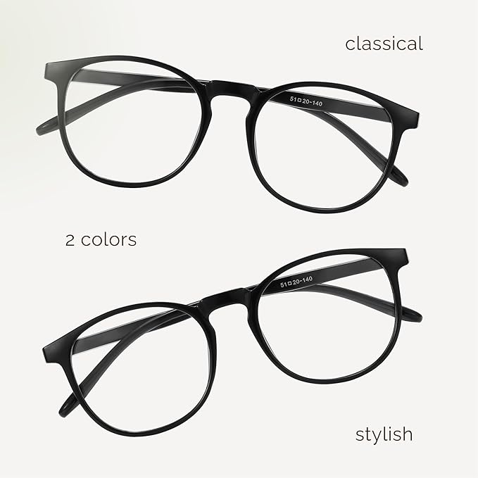 IBOANN Blue Light Glasses for Woman/Men, Fashion Blue Light Glasses Men, Fake Glasses Help Reduce Screen Fatigue