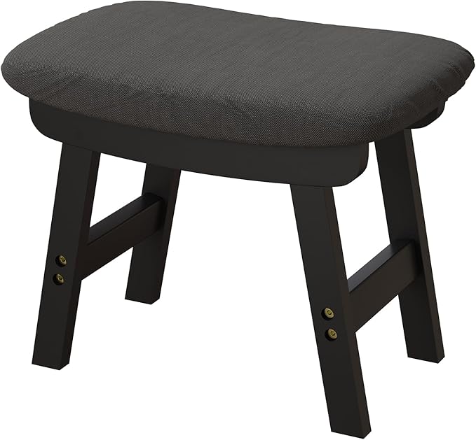 viewcare Foot Stool, Foot Stool Small, Ottoman Foot Rest, Wood Stool for Living Room, Bedroom, and Kitchen