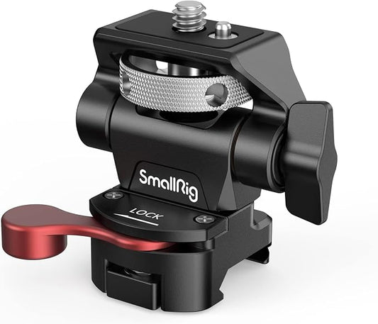 SMALLRIG Field Monitor Mount with NATO Clamp, Camera Monitor Holder for 5” and 7” Monitor, Swivel and Tilt Adjustable - 2906B by SmallRig