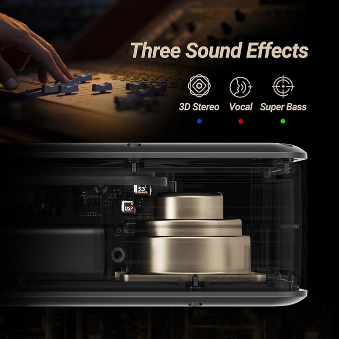BOGASING G4 Bluetooth Speaker, Portable Wireless Speakers, 50W Stunning & Balanced Sound with Rich Bass, 24H Playtime, IPX7 Waterproof, Bluetooth 5.3, EQ, TWS, TF-Card, AUX, USB, for Outdoor Home